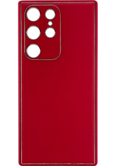 Nettech Samsung Galaxy S23 Ultra Uyumlu Coco Leather Seri Arka