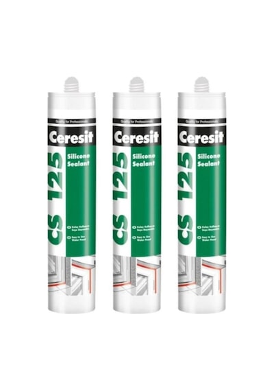 Ceresit Cs 225 Silikon Beyaz 280g 3 Adet