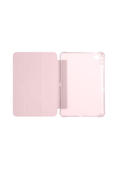 Xiaomi Pad Mini 8.8 İnç İle Uyumlu Kalem Bölmeli Uyku Modlu Katlanabilir Trifolding Tablet Kılıfı Kapaklı Kılıf