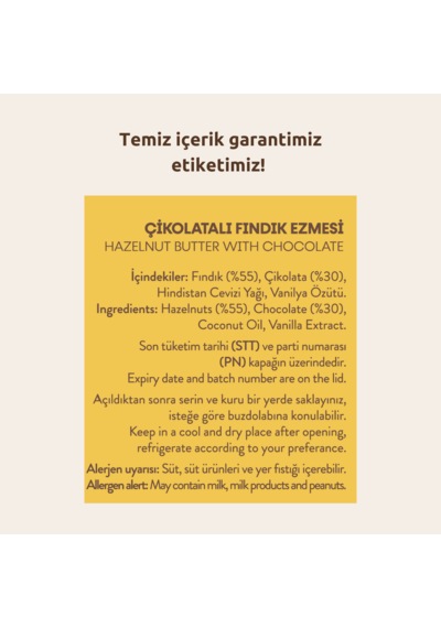 Çikolatalı Fındık Ezmesi 210 Gr