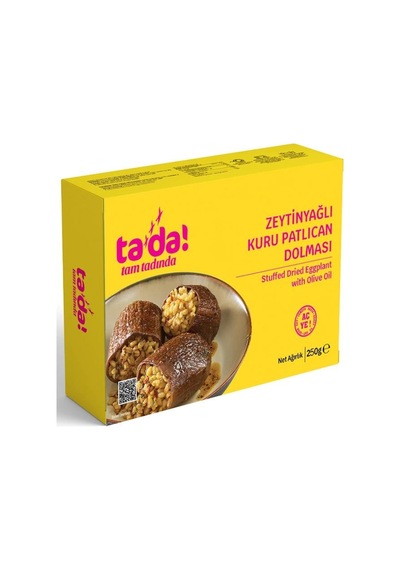 Zeytinyağlı Kuru Patlıcan Dolmas 250gr