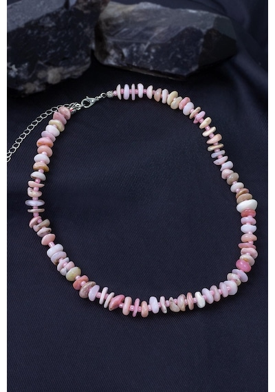 Opal Taşı Kolye Siyah