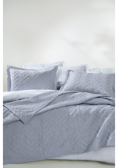 Yataş Bedding Curly Çift Kişilik Yatak Örtüsü Seti - İndigo