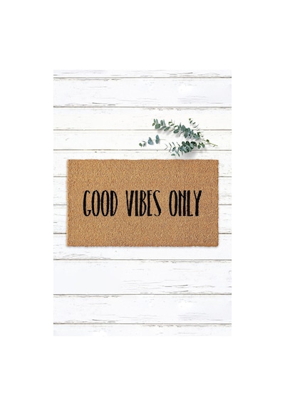 Good Vibes Only Ev Için Koko Paspas Kapı Önü Paspası Dekor Halı Kıl Paspas Ev Paspası Diğer