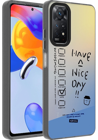 Ardemix Redmi Note 12 Pro 4g Kılıf Desenli Dragon Sert Kapak - Gezegen Gezegen