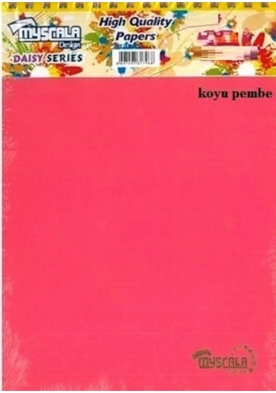 Özkan Defter A4 120 Yaprak Bloknot Myscala Çizgili Pembe