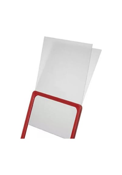 Plastik Çerçeve Asetatı - A/4 30 21 Cm - Pakette 10 Adet