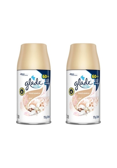 GLADE YEDEK SPREY ODA KOKUSU İPEKSİ VANİLYA 269 ML x 2 ADET