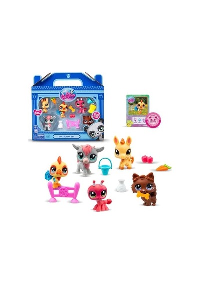 Littlest Pet Shop Minişler 5& 39 Li Figür Seti S1 - Minişler Çiftlikte