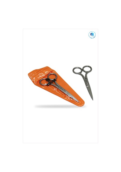 Saç Kesim Makası 5" Metal Bıyık Ve Sakal Berber Hassas Uç Kişisel
