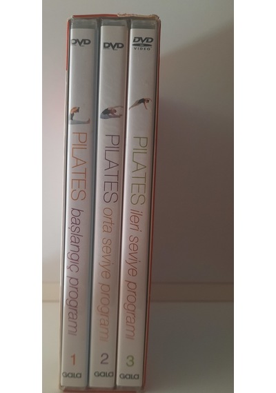 Pilates Programları Özel Set (3 DVD) - Başlangıç Programı / Orta