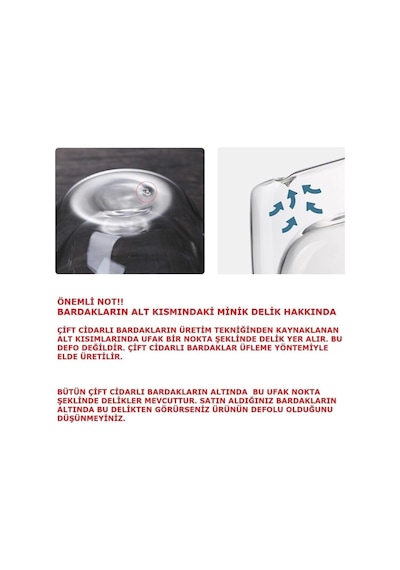 Mithra Life 2 Adet 250 Ml Çift Cidarlı Isı Yalıtımlı Kulplu Cam Şeffaf Kupa Mıt1009 Sku: Smg8690010570925