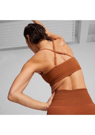 Puma Move Shapeluxe Seamless Kadın Kahverengi Bra 52436281 001