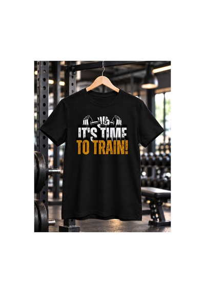 Segungear Timetotrain Erkek Regular Fit Baskılı Spor Tişört Siyah - 933732713 Siyah