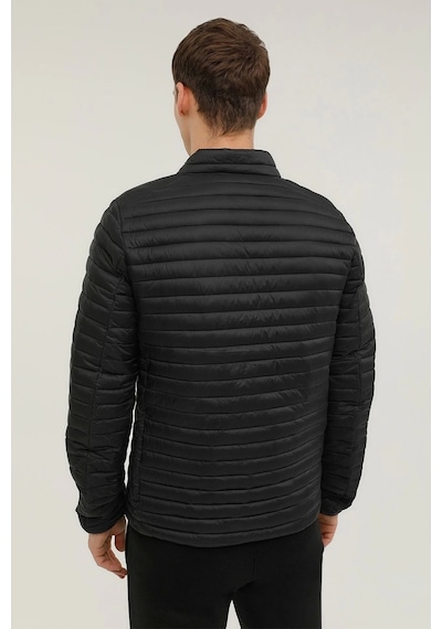 Lumberjack Perry Coat 1sn21 Erkek Mont - Siyah Sıyah Siyah