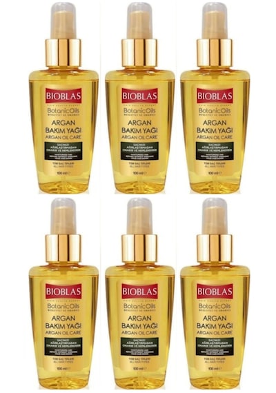 Bioblas Besleyici Ve Onarıcı Argan Saç Bakım Yağı 6 X 100 Ml