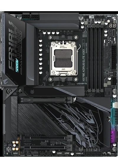 Gıgabyte X870e Aorus Elıte X Ddr5 8000mhz Hdmı/dp Atx Am5