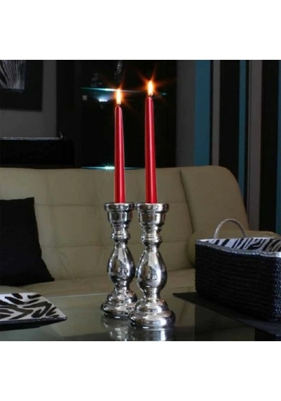10 ADET RED CANDLESTICK KIRMIZI ŞAMDAN MUMU KIRMIZI MUM PARLAK KIRMIZI ŞAMDAN MUMU MASA MUMU UZUN MUM