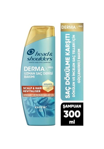 Dermaxpro Scalp &amp Hair Revitaliser Dökülme Ve Kepek Karşıtı Şampuan Kafein Ve Seramid İle 300ml