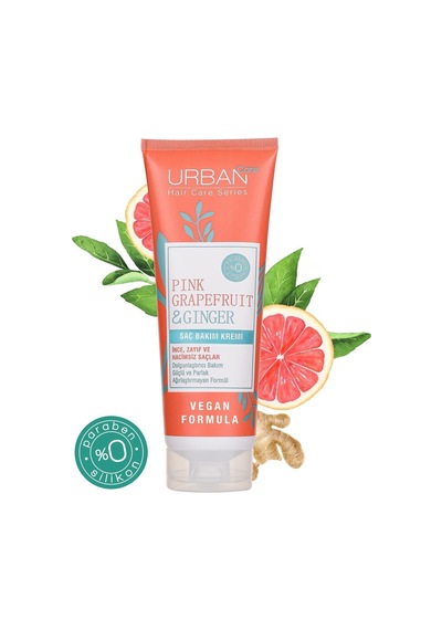 Urban Care Pink Grapefruit & Ginger Ince Telli Saçlar Için Dolgunlaştırıcı Saç Kremi 250 ML