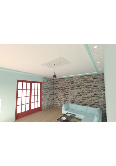Motifpiyer Lamba Tavan Göbeği-55-dikdörtgen-dk-o-56x96cm-2adet