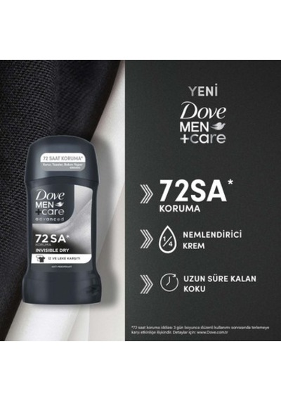 Dove Men +care Erkek Stick Deodorant Invisible Dry 50