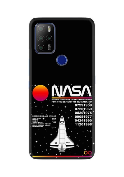 Omix X500 Kılıf Temperli Cam Resimli Desenli Baskılı Silikon Kılıf Temperli Cam Nasa 2 1407