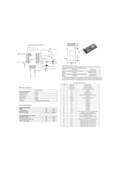 Hm-10 Cc2541 4.0 Bluetooth Modülü