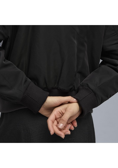 Puma T7 Satin Bomber Jacket Kadın Yetişkin Ceket Siyah