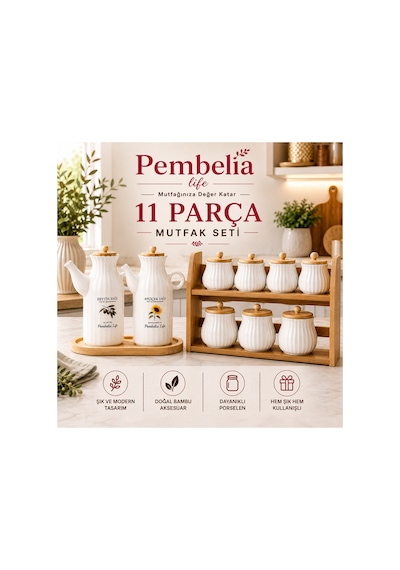 Porselen Baharatlık Ve Yağlık Seti 11 Parça Bambu Standlı 2 Li 1000 Ml Yağdanlık Seti Standlı 7 Li Porselen Papatya Model Baharatlık Seti Yağlık Baharatlık Takım Mutfak Düzen Seti Çeyizlik Takım Beyaz Diğer Porselen Baharatlık Ve Yağlık Seti 11 Parça Bambu Standlı 2 Li 1000 Ml Yağdanlık Seti Standlı 7 Li Porselen Papatya Model Baharatlık Seti Yağlık Baharatlık Takım Mutfak Düzen Seti Çeyizlik Takım Beyaz Diğer
