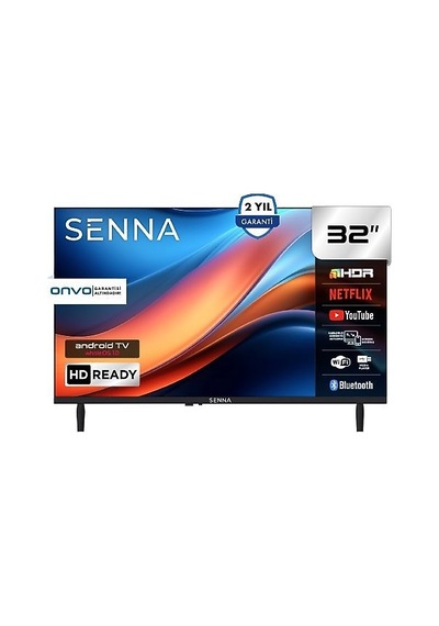 Senna 32SQ80F2HA HD 32" 82 Ekran Uydu Alıcılı Android QLED TV