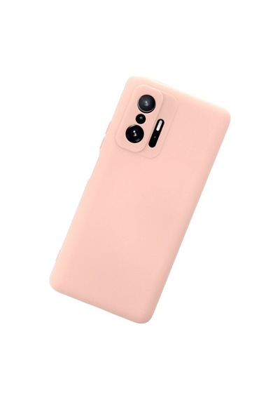 Xiaomi Mi 11t Pro Ile Uyumlu Kılıf Nano Içi Kadife Pudra Renk Kamera Korumalı Silikon Kapak Pembe