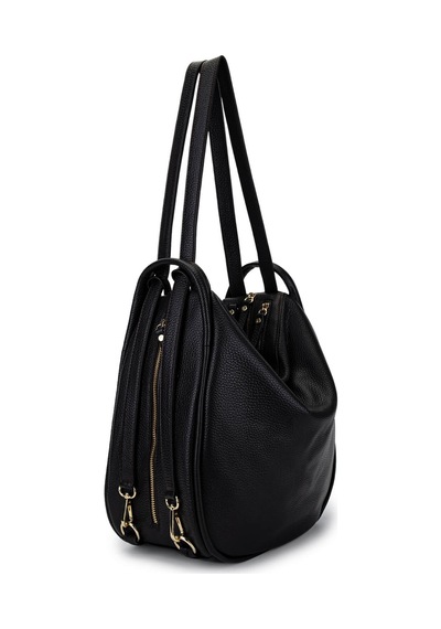 Bruno Shoes Bruno Rossi Bag Kadın Hakiki Deri Kahverengi Sırt & Omuz Çantası 1048 Mlx14g Bn Cnt Sk25-26 Caffe Kahverengi
