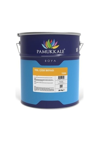 Pamukkale 7206 Yol Çizgi Boyası Sentetik 20 Kg Siyah Ral 9005