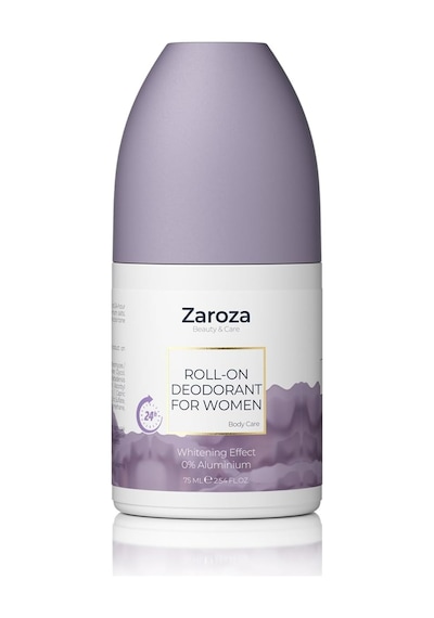 Zaroza Roll On Beyazlatma Etkili 24 Saat Koruyucu Aluminyum İçermeyen Kadın 75 Ml