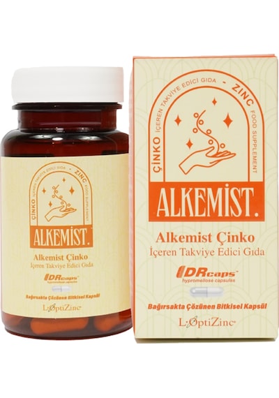 Alkemist Çinko İçeren Takviye Edici Gıda 60 Kapsül