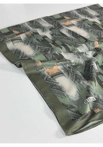 Miray Nevada Büyük Boy Organik Pamuk Eşarp - 120 X 120 - 06451 Yeşil