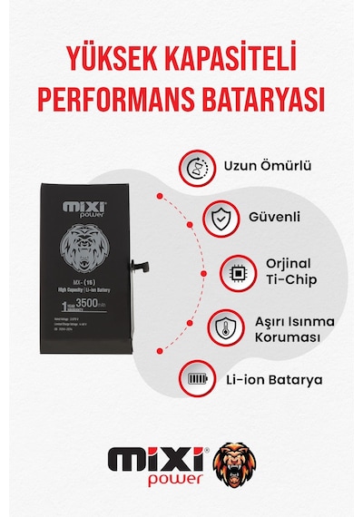 Apple Uyumlu iPhone 15 Pro  Yüksek Kapasiteli Batarya, Pil Sağlığı Yüzdesi Gösterir,