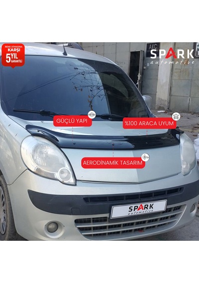 Renault Kangoo 2008-2013 Yıl Aralığı Uyumlu Kaput Rüzgarlığı 3mm