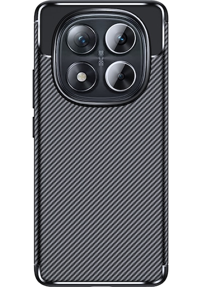 Xiaomi Poco X7 Uyumlu Kılıf Zore Negro Silikon Kapak-siyah