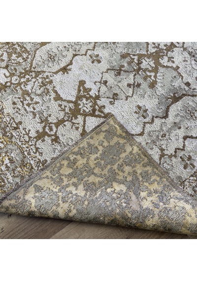 Hoom Rugs Arkaik Plz 02 Kahve Etnik Renkli Vintage Makine Halısı Çok Renkli
