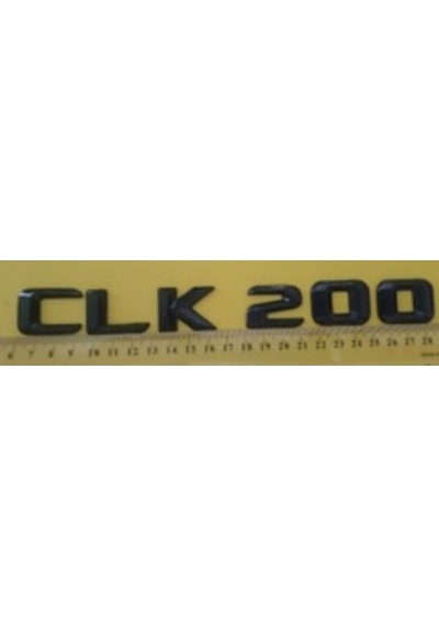 Mercedes Uyumlu Yazı Clk 200 Siyah