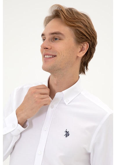 U.S. Polo Assn. U.s. Polo Assn. Erkek Beyaz Gömlek Basic 50324708-vr013