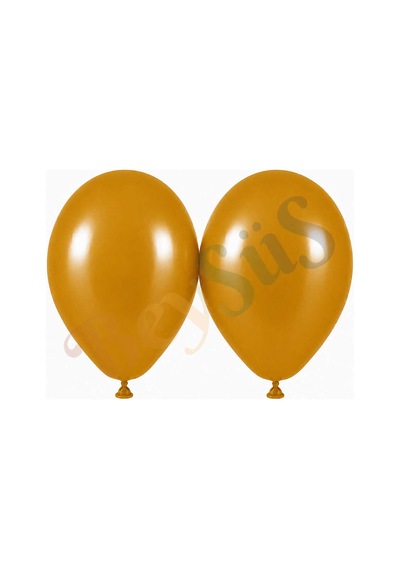 Zerdeçal Renk Lateks Retro Balon 50 Cm - 2 Adet Turuncu