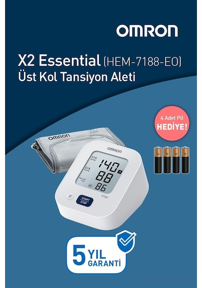 Omron X2 Essential Üst Koldan Ölçer Dijital Tansiyon Aleti