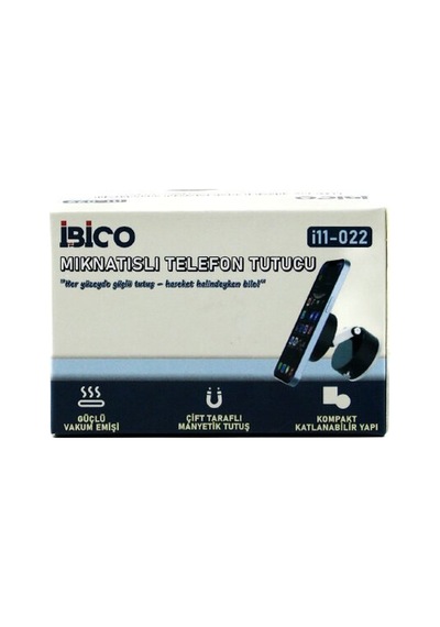 İbico İ11-022 Oto Ve Araç Telefon Tutacak Tutucu Vakumlu Mıknatıslı Diğer