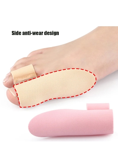 Ayarlanabilir Silikon Jel Ayak Parmağı Ayırıcı Halluks Valgus Destekleyici Bunyon Düzeltici Ayak Başparmağı Ayırıcı Yumuşak Ve Esnek Jel Tasarım Günlük Ayak Bakımı İçin 1 Çift Bej Renk