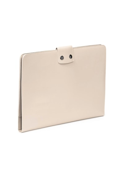 Organizer 15.6 İnç Laptop & Tablet Çantası Apple Uyumlu MacBook Air Pro Tablet Kılıfı Bej