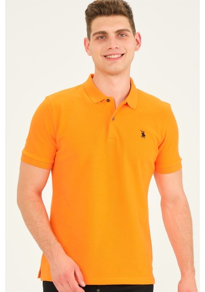 T8561 Dewberry Erkek Tshırt-turuncu Turuncu