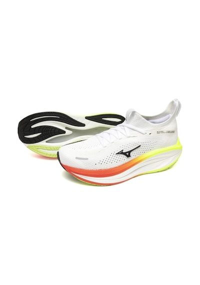 Mizuno Neo Vista 3 Erkek Koşu Ayakkabısı Beyaz / Kırmızı Çok Renkli